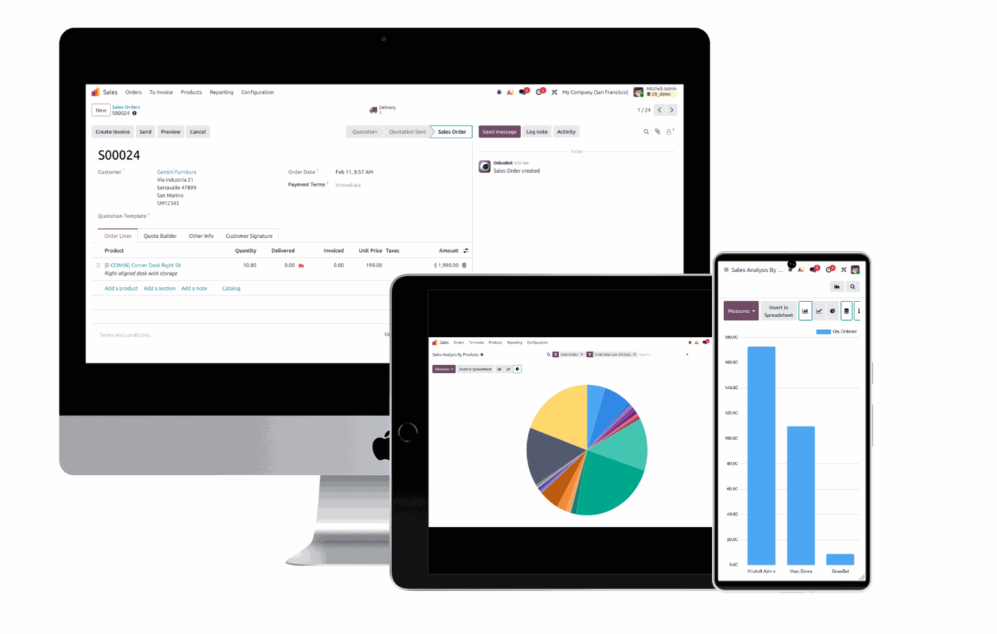 Odoo • Text and Image